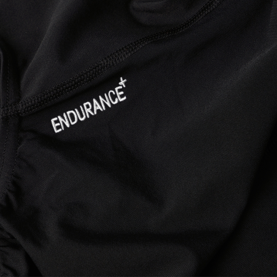 Damen Eco Endurance+ Kickback Badeanzug Schwarz