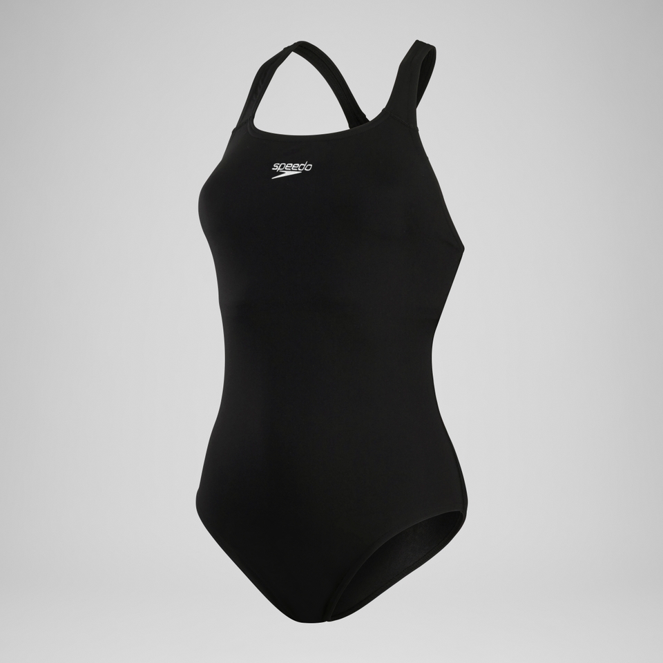 Damen Eco Endurance+ Kickback Badeanzug Schwarz