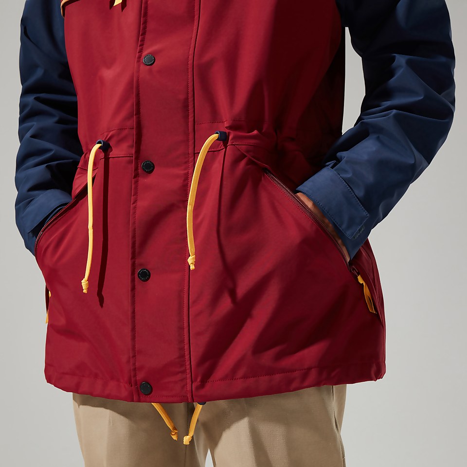 Unisex Tempest 89 Waterproof Jacket - Dark Red / Dark Blue