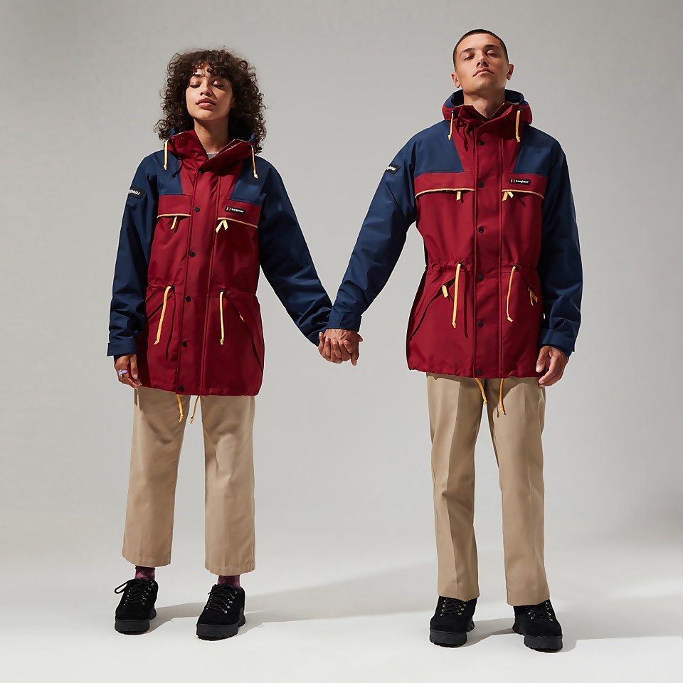 Unisex Tempest 89 Waterproof Jacket - Dark Red / Dark Blue