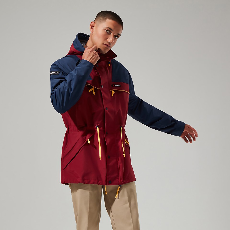 Unisex Tempest 89 Waterproof Jacket - Dark Red / Dark Blue