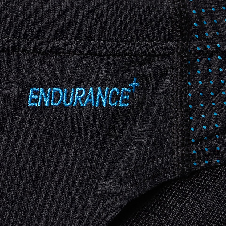 Men's Tech Panel 7cm Brief Black/Blue