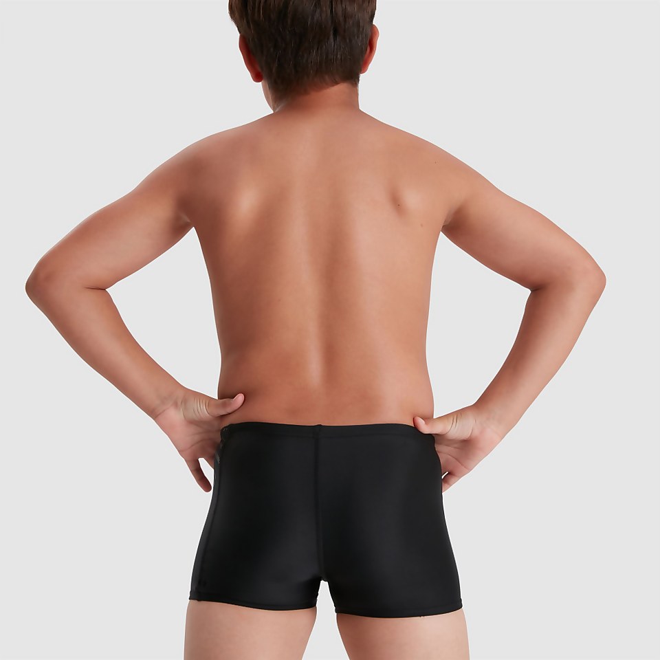 Boxer de bain Garçon Placement noir/bleu