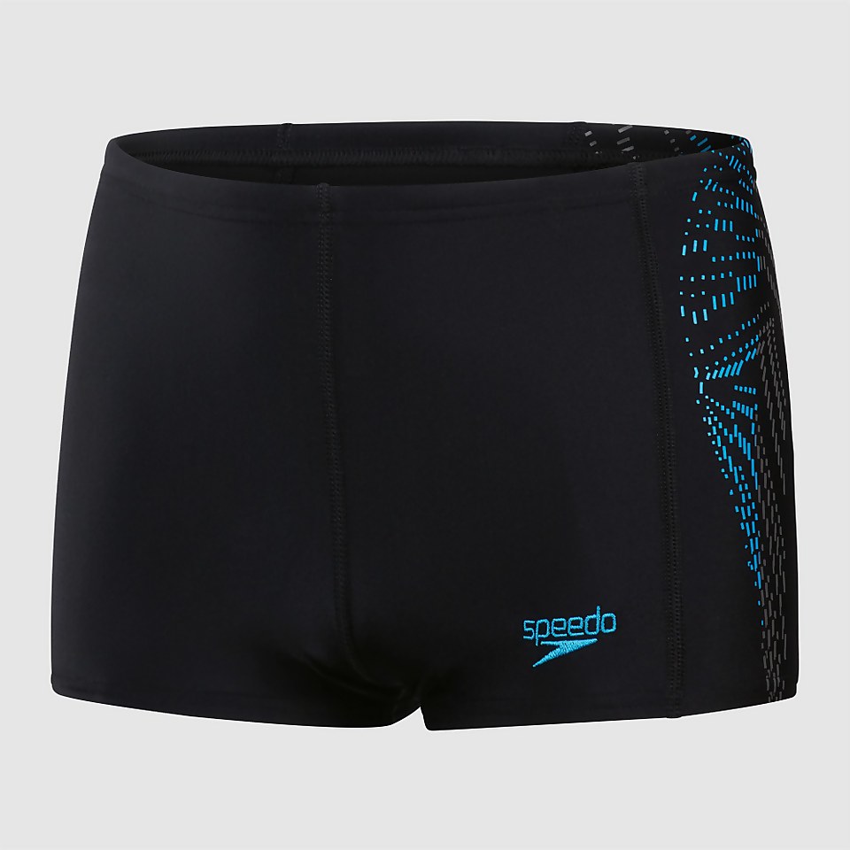 Boxer de bain Garçon Placement noir/bleu