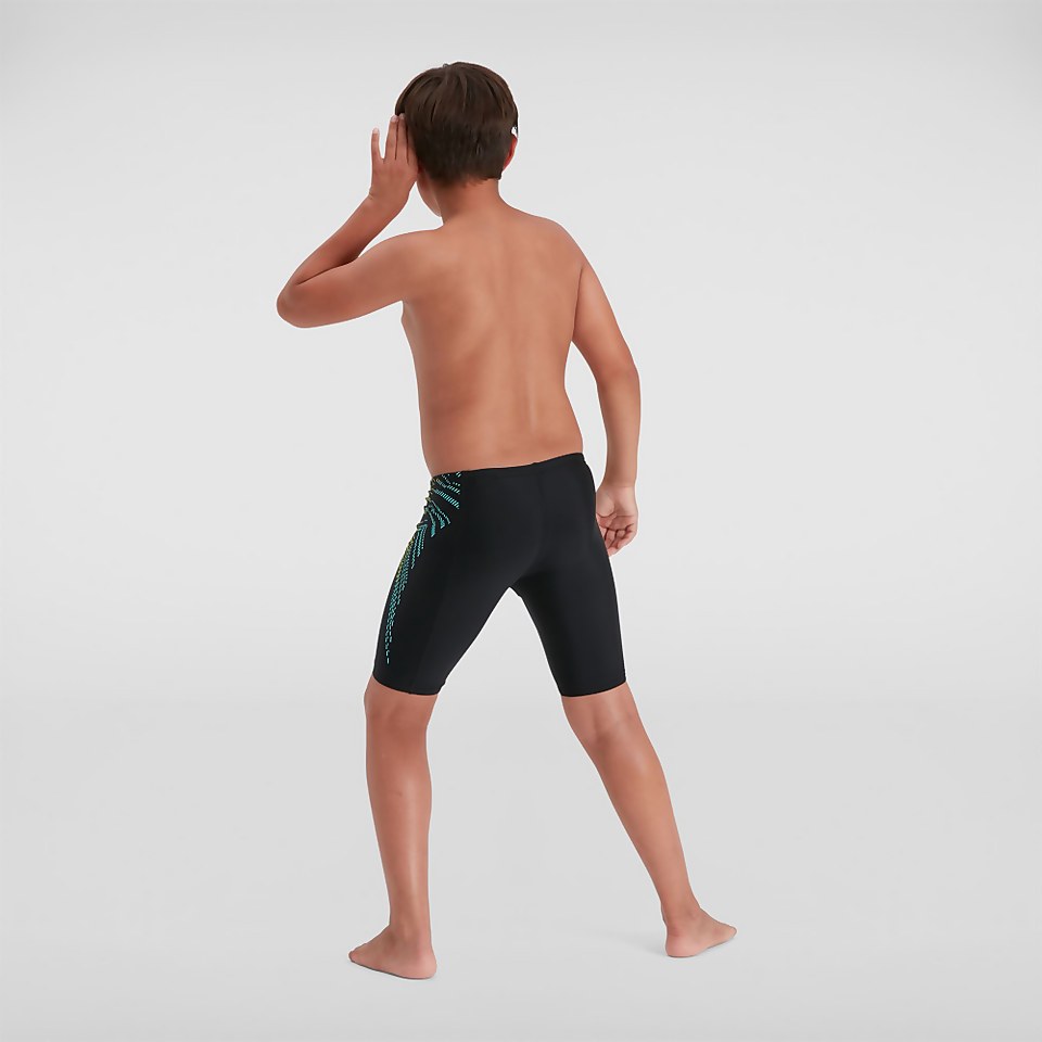 Boys' Placement Jammer Black/Green