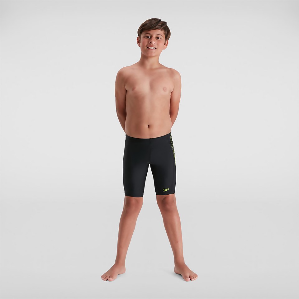 Boys' Placement Jammer Black/Green