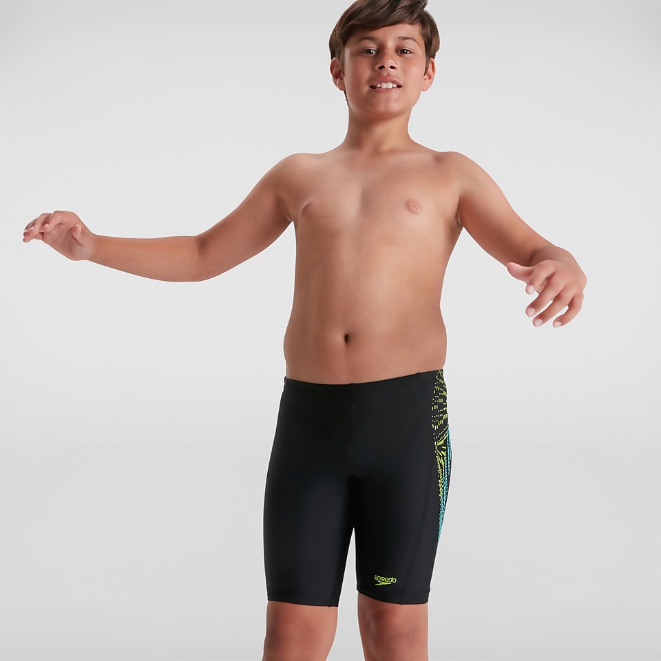 Boys' Placement Jammer Black/Green