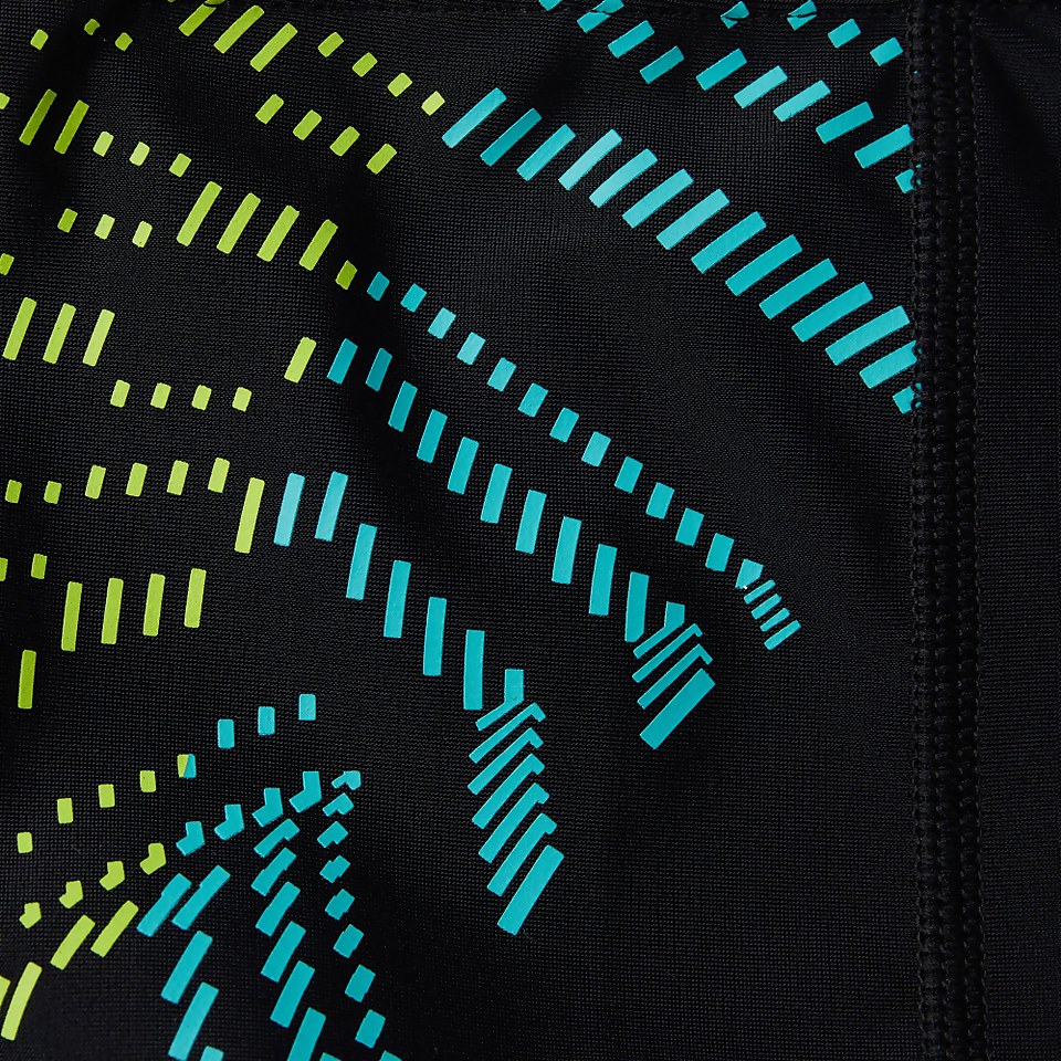 Boys' Placement Jammer Black/Green