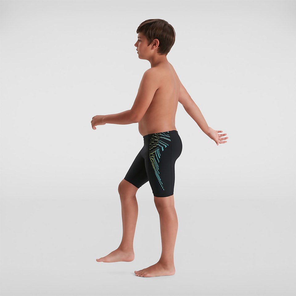 Boys' Placement Jammer Black/Green