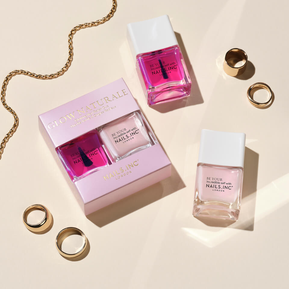 nails inc. Glow Naturale Nail Polish Duo