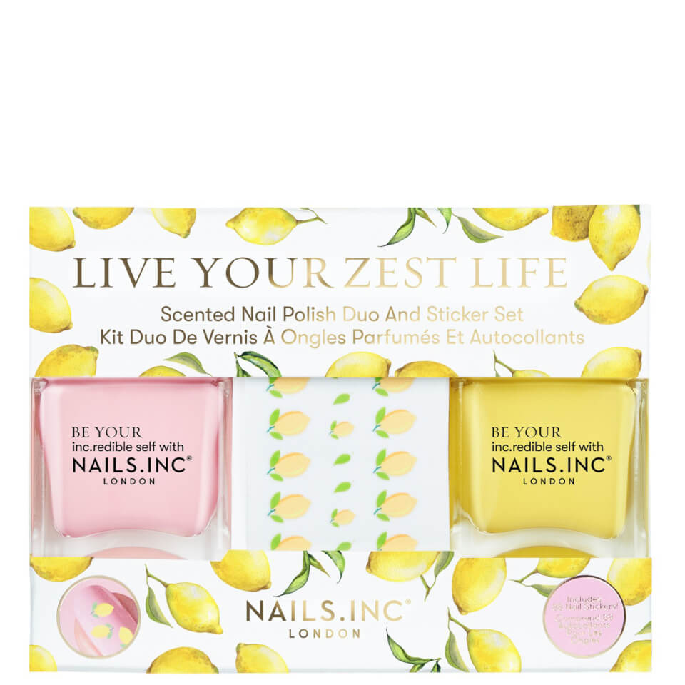nails inc. Live Your Zest Life Nail Polish Duo