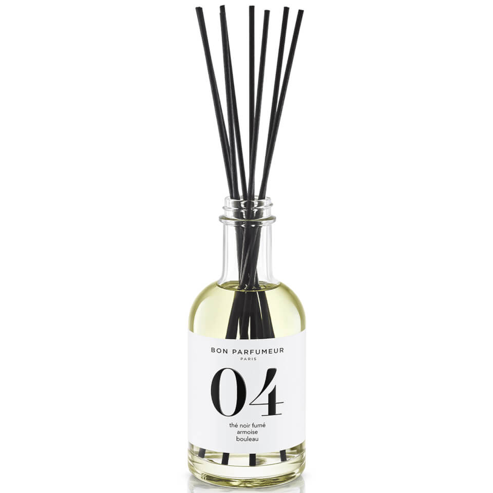 Bon Parfumeur 04 Smoked Black Tea Mugwort Birch Diffuser 200ml