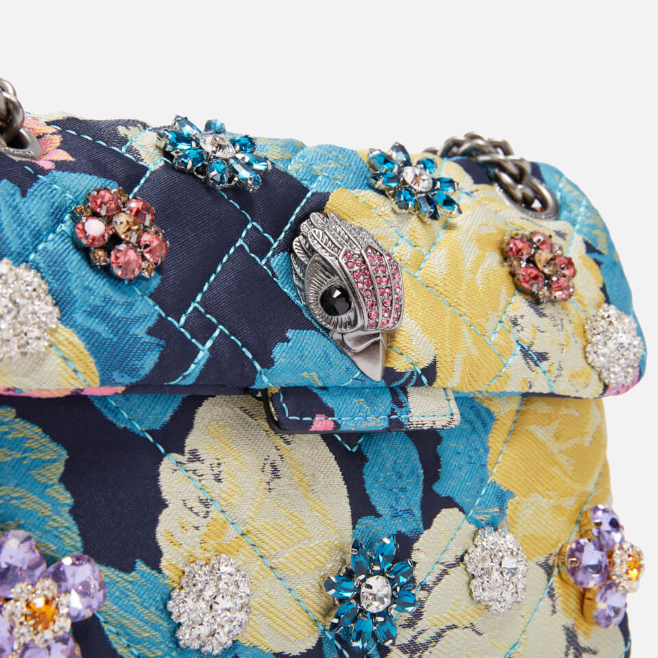 Kurt Geiger London Mini Kensington V Embellished Jacquard Bag