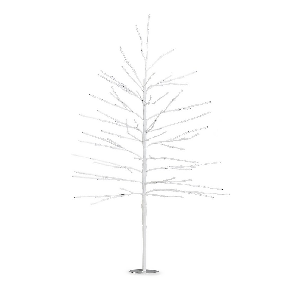 1.2m (4ft) Warm White LED Twig Tree Outdoor Christmas Light