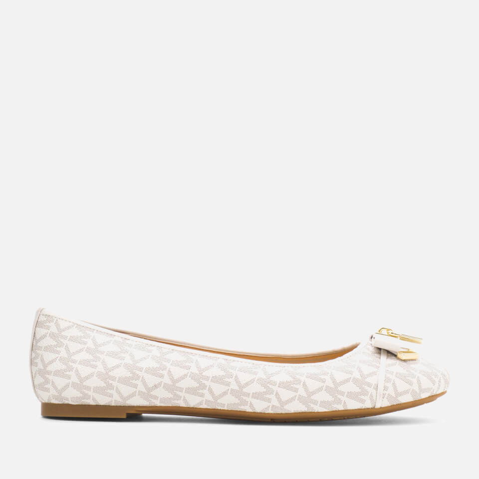 MICHAEL Michael Kors Alice Logo-Jacquard Canvas Ballet Flats | FREE UK  Delivery | Allsole