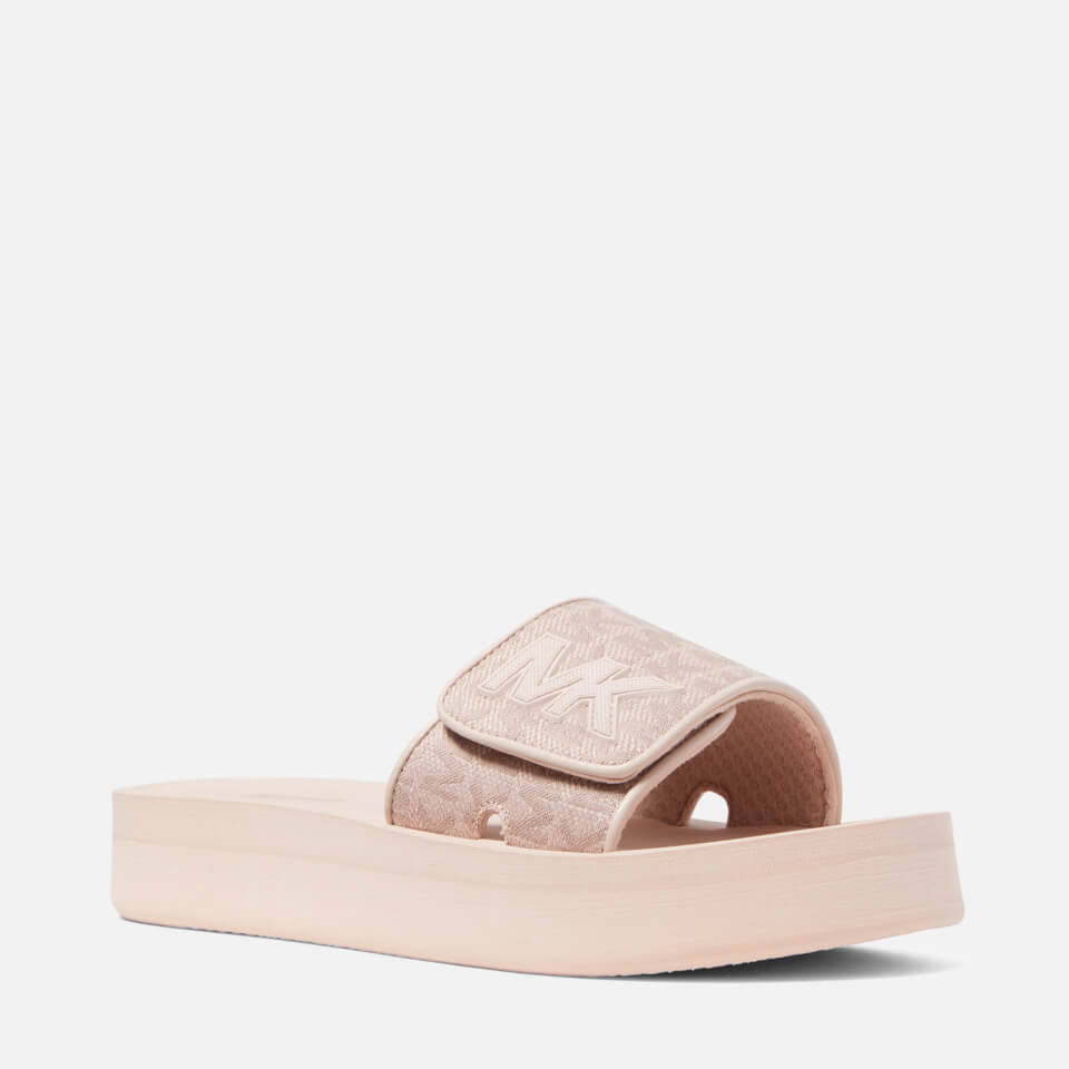 Michael kors slides pink shop