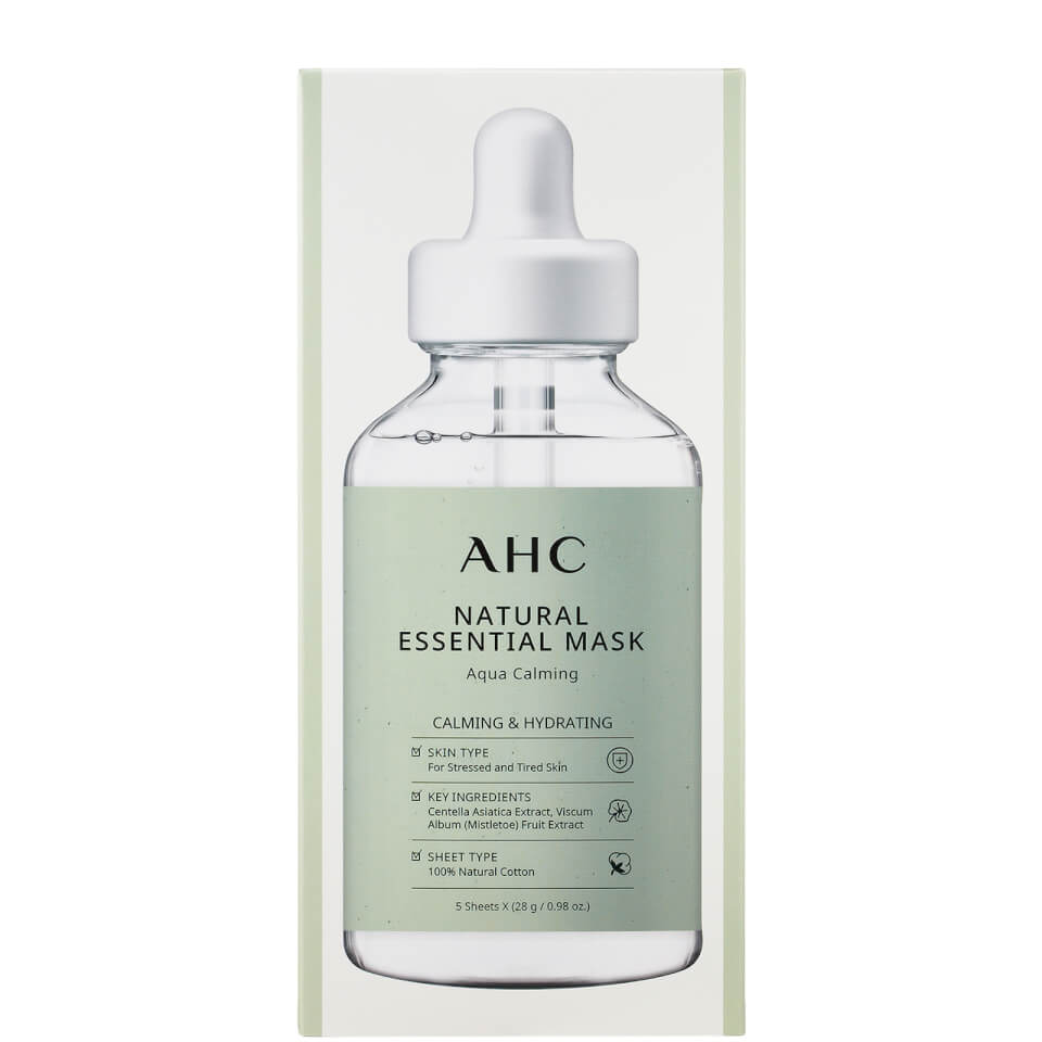 AHC Natural Essential Mask Aqua Calming 28g (5 Pack)