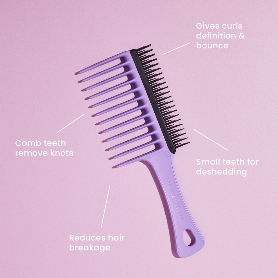 Tangle Teezer Wide Tooth Comb - Lilac/Black