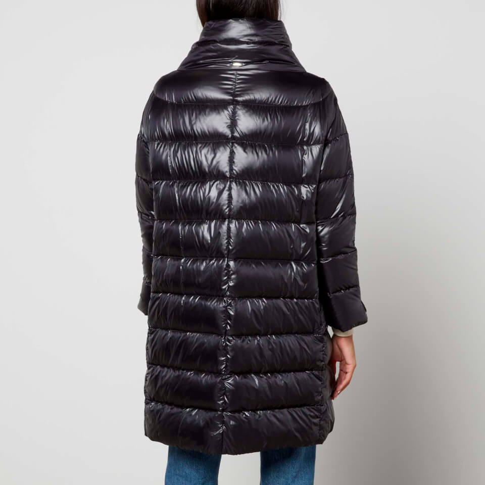 ◆Herno 最新作 AW24◆MATILDE ミディダウンジャケット/Black◆ Herno Women's Matilde Long Padded Jacket - Black - IT 40/UK