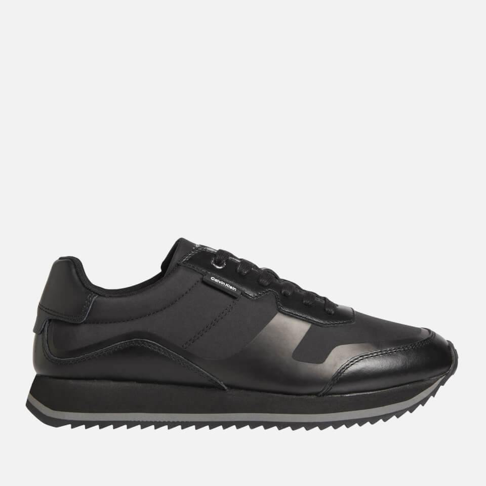 Calvin Klein Triple Black Leather Trainers