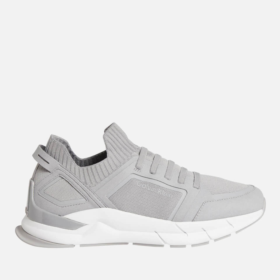 Calvin Klein Ribbed-Knit Running Trainers