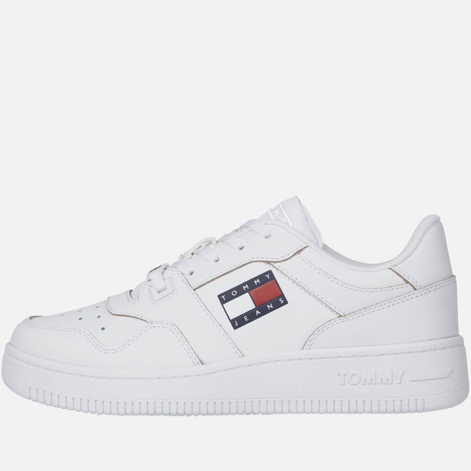 Tommy Jeans Etch Basked Leather Trainers