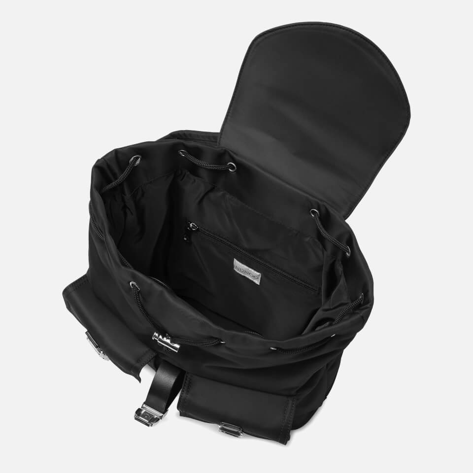 Núnoo Women's Backpack Recycled Nylon Bag - Black