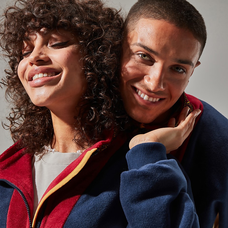 Unisex Tramantana 91 Fleece Jacket - Blue/Red