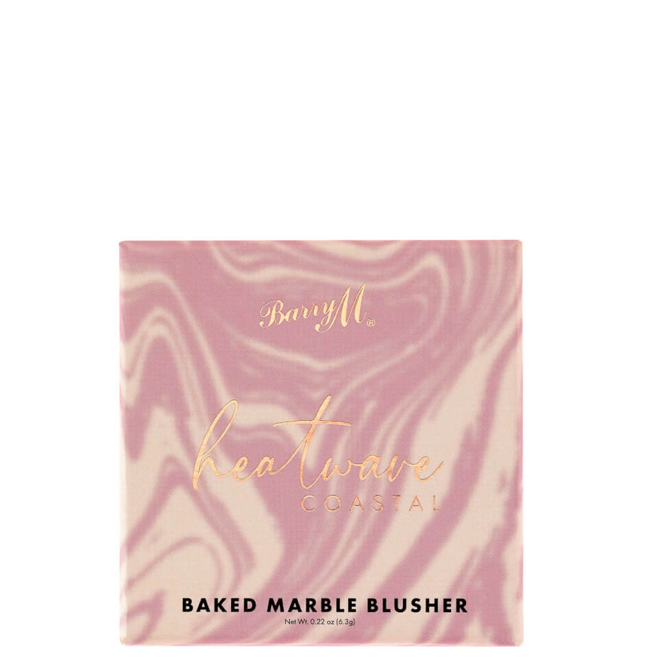 Barry M Cosmetics Heatwave Baked Marbled Blush - Coastal