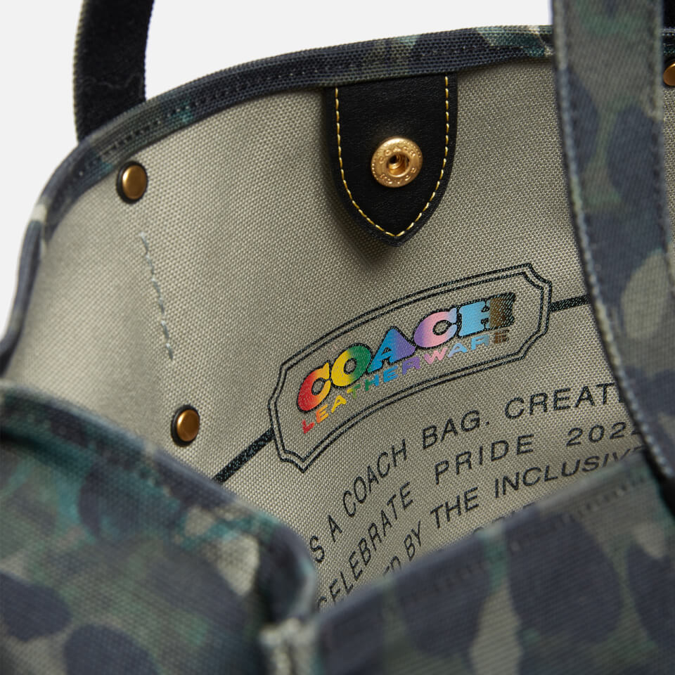Mens coach top camo duffle bag