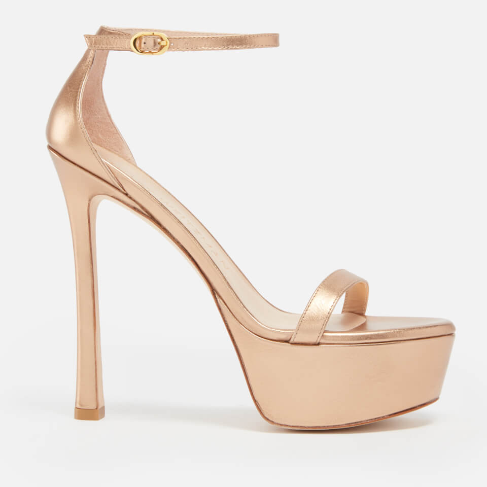 Stuart Weitzman Women s Nudistcurve Hollywood Leather Sandals UK 3 Coggles