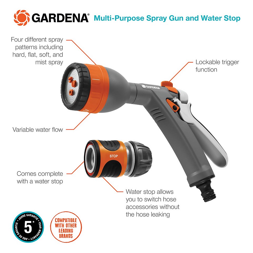 Gardena Multi Spray Gun Set