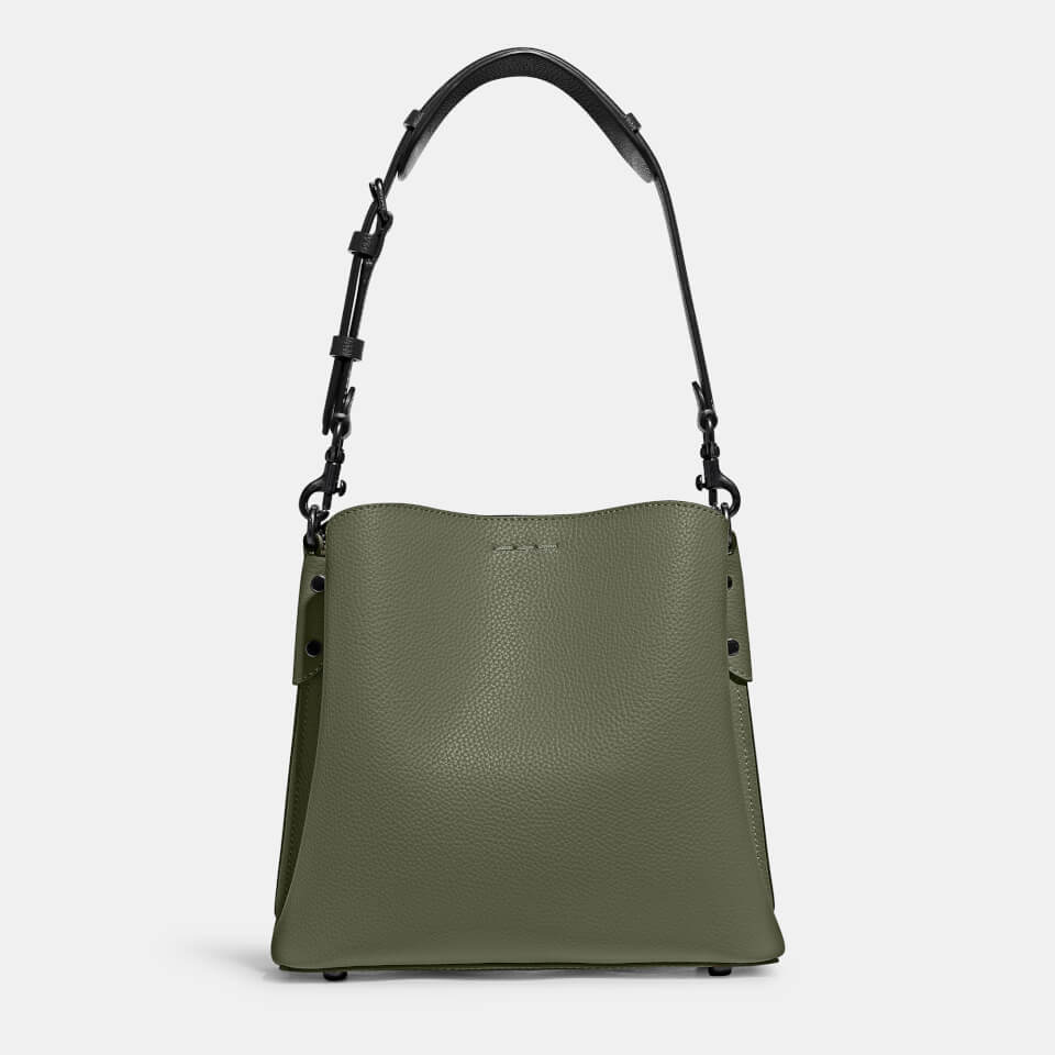 Coach Women's Colorblock Willow Bucket Bag - Army Green Multi