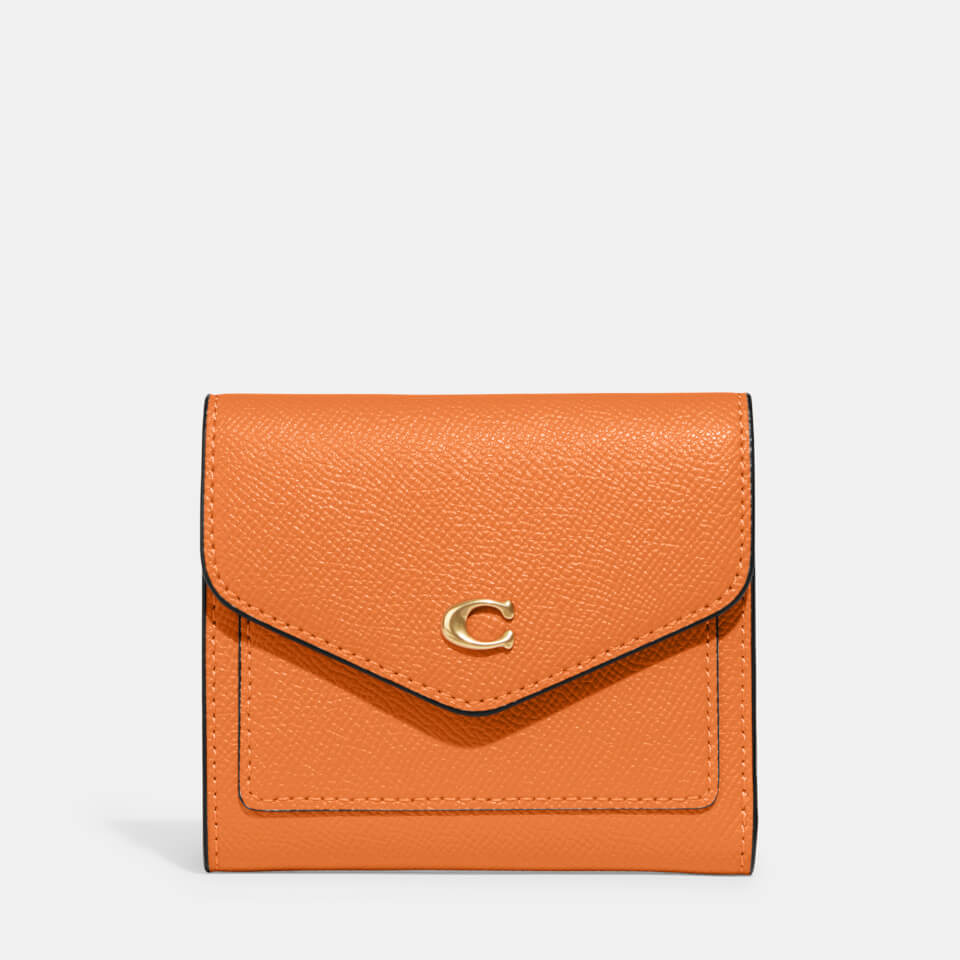 Coach Women's Crossgrain Wyn Small Wallet - Papaya