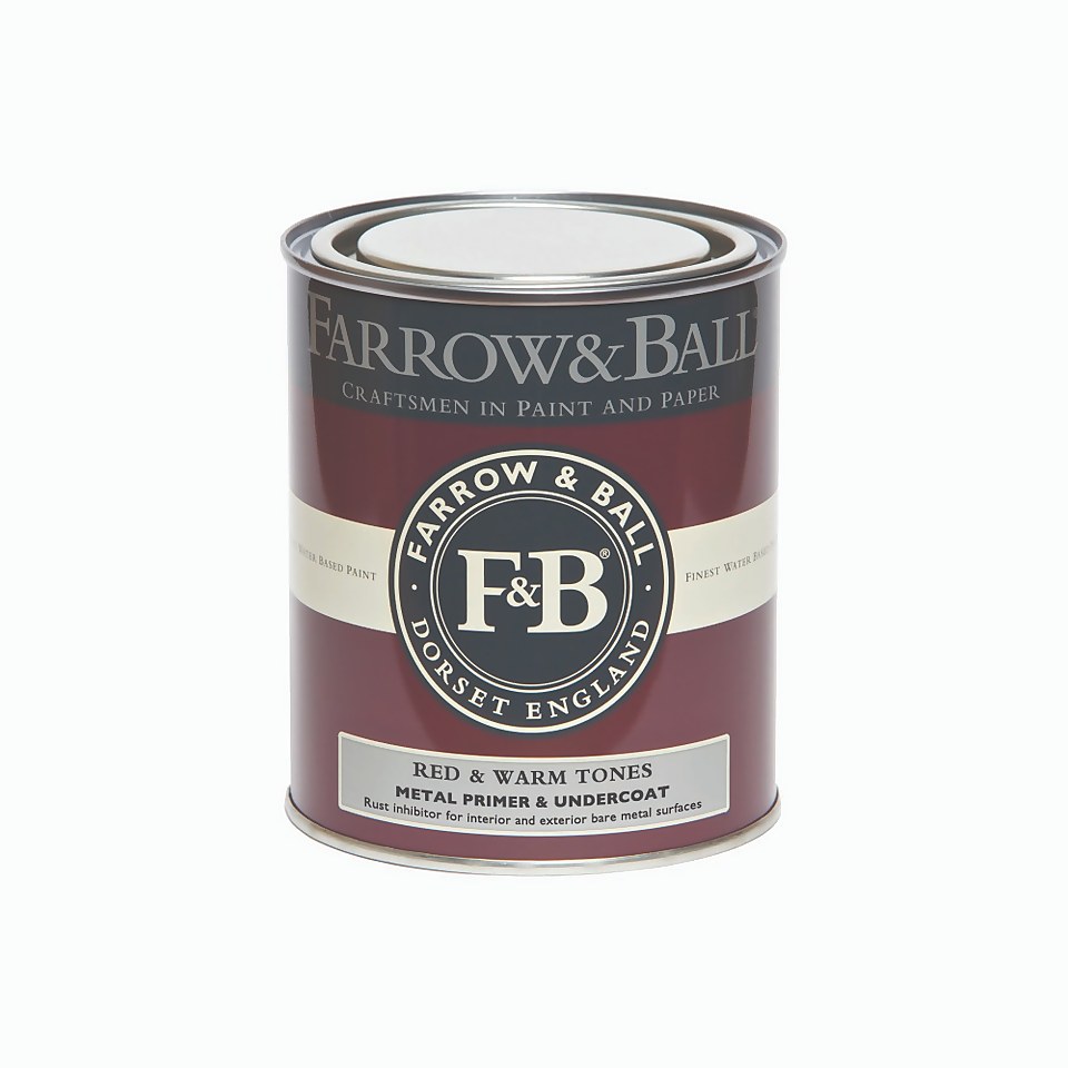 Farrow & Ball Primer Metal Primer & Undercoat Red & Warm Tones - 750ml