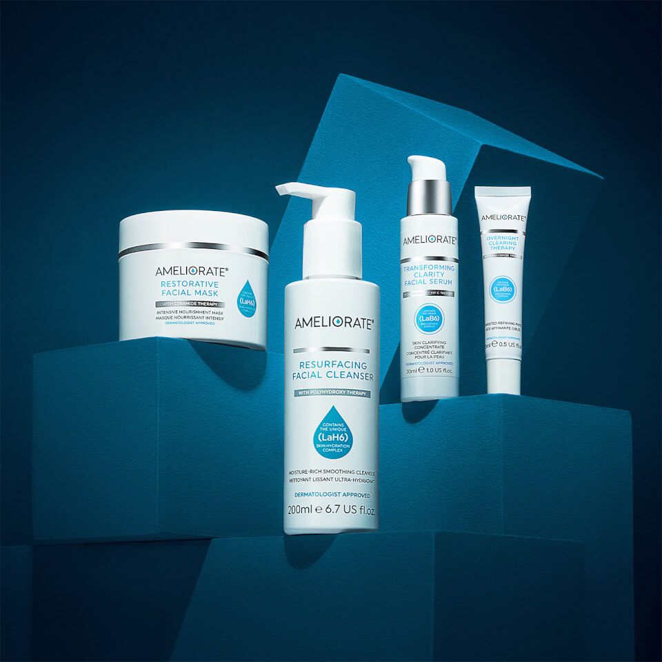 AMELIORATE Combination Skin Evening Routine Set