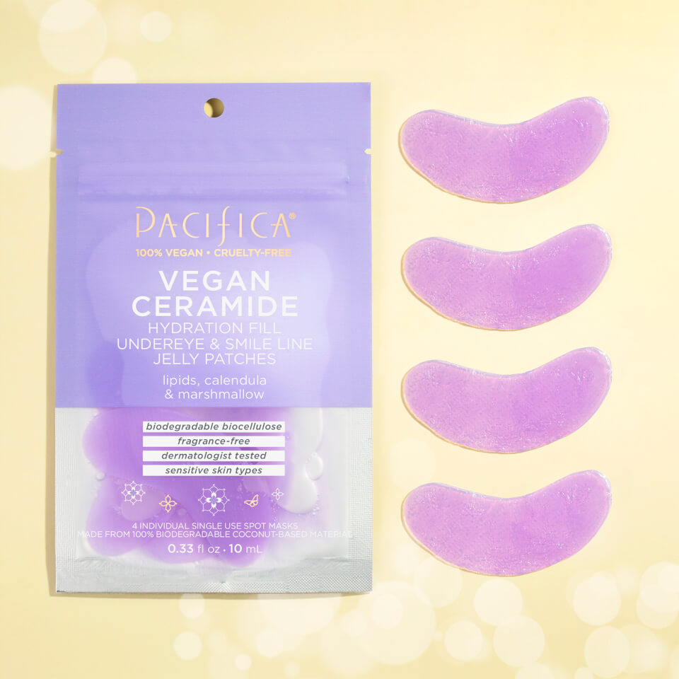 Pacifica Vegan Ceramide Hydration Fill Undereye and Smile Line Jelly Patches 10ml