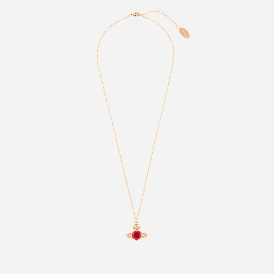 Vivienne Westwood Ariella Gold-Tone Cubic Zirconia Pendant Necklace