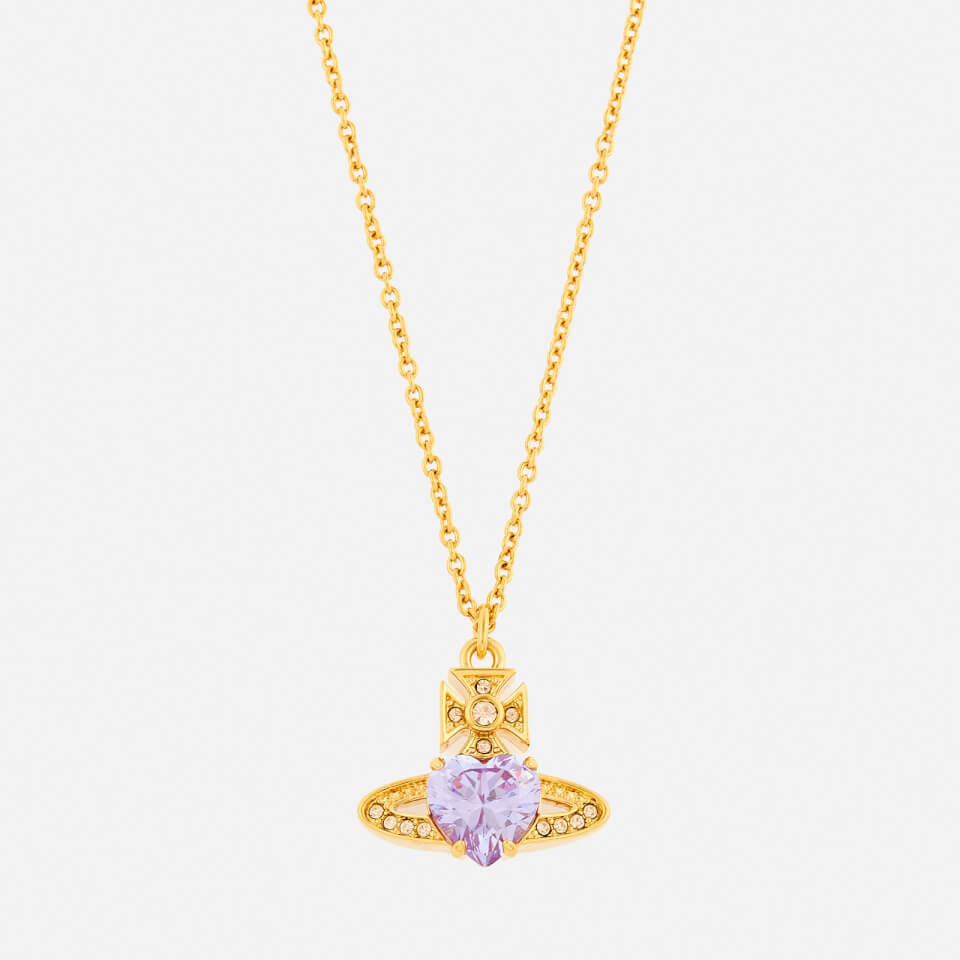 Vivienne Westwood Ariella Gold-Tone Cubic Zirconia Pendant Necklace