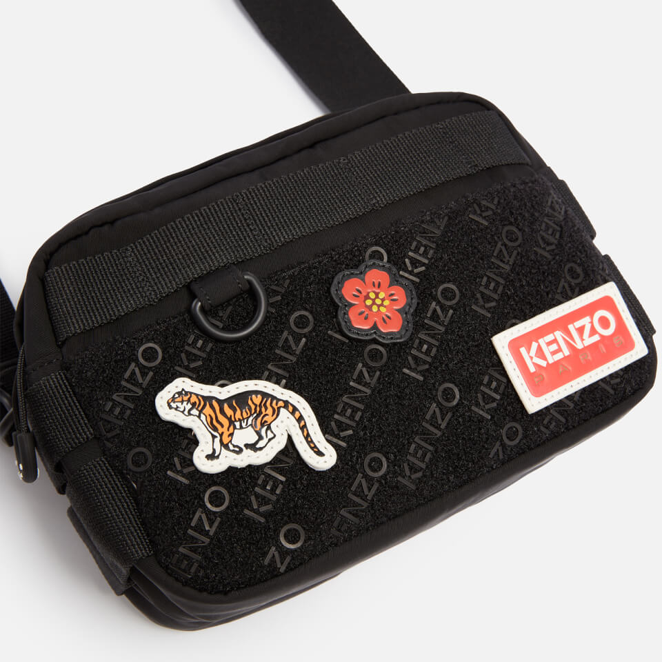 KENZO Jungle Logo-Detailed Canvas Bag
