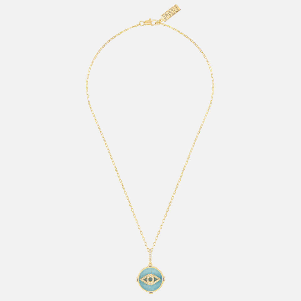 Celeste Starre Women's I Am Protected Necklace - Blue Aventurine