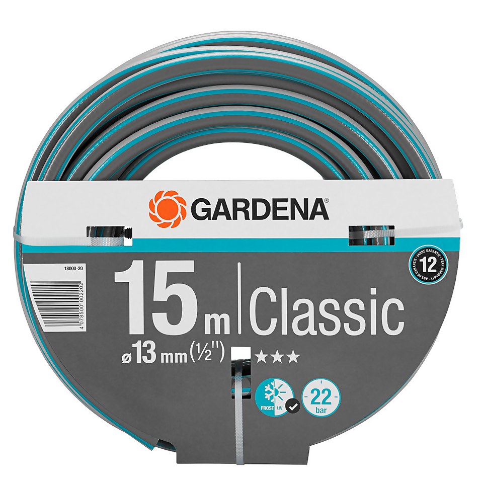 Gardena Classic Garden Hose - 15m