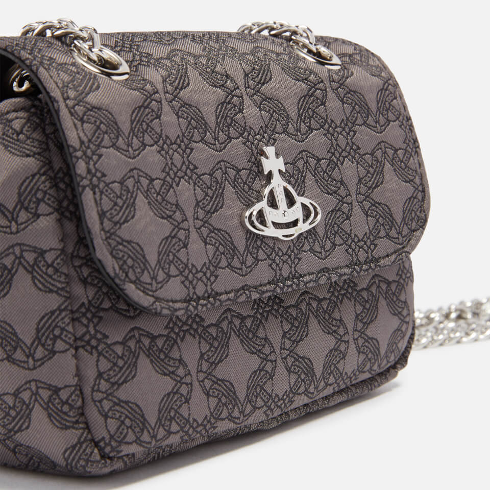 Vivienne Westwood Small Orborama Logo-Jacquard Shoulder Bag