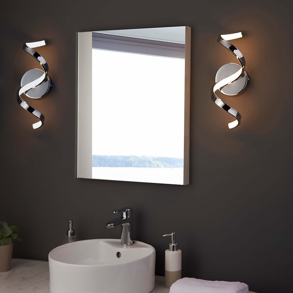 Astral Bathroom Wall Light - Chrome