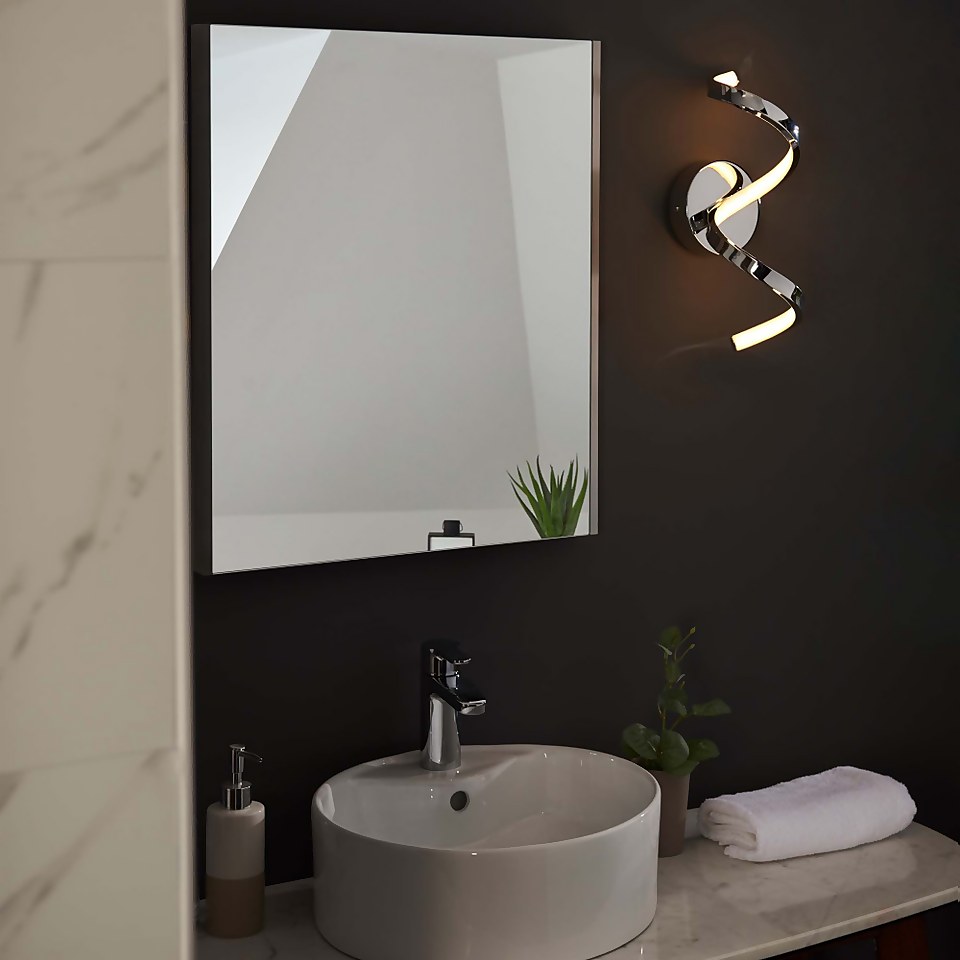 Astral Bathroom Wall Light - Chrome