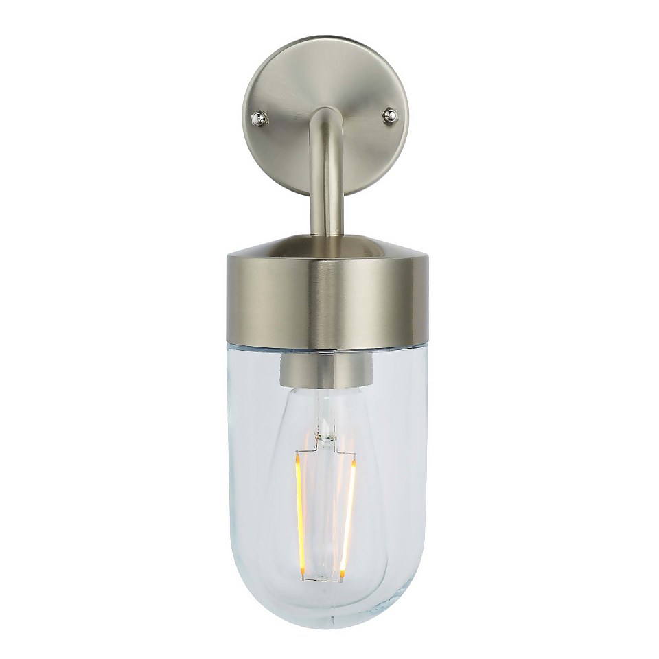 North Outdoor Wall Light - Stainless Steel