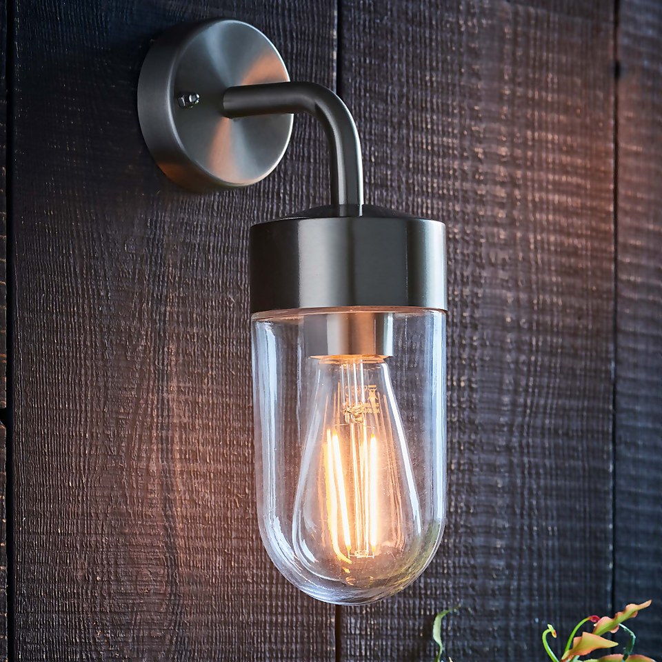 North Outdoor Wall Light - Stainless Steel