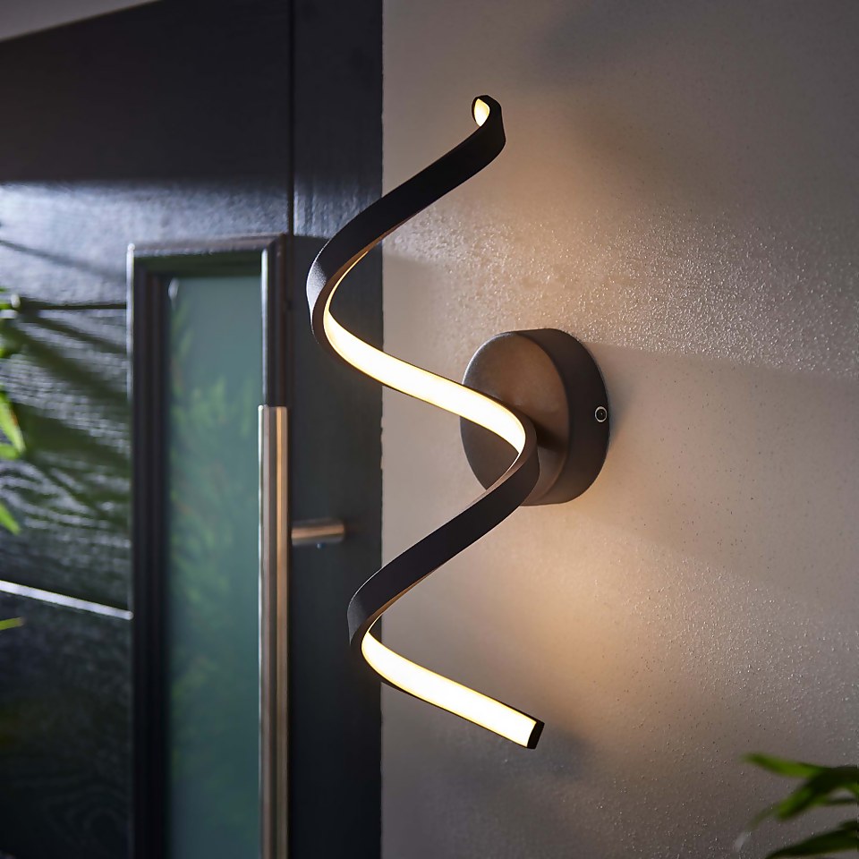 Astral Outdoor Wall Light - Black