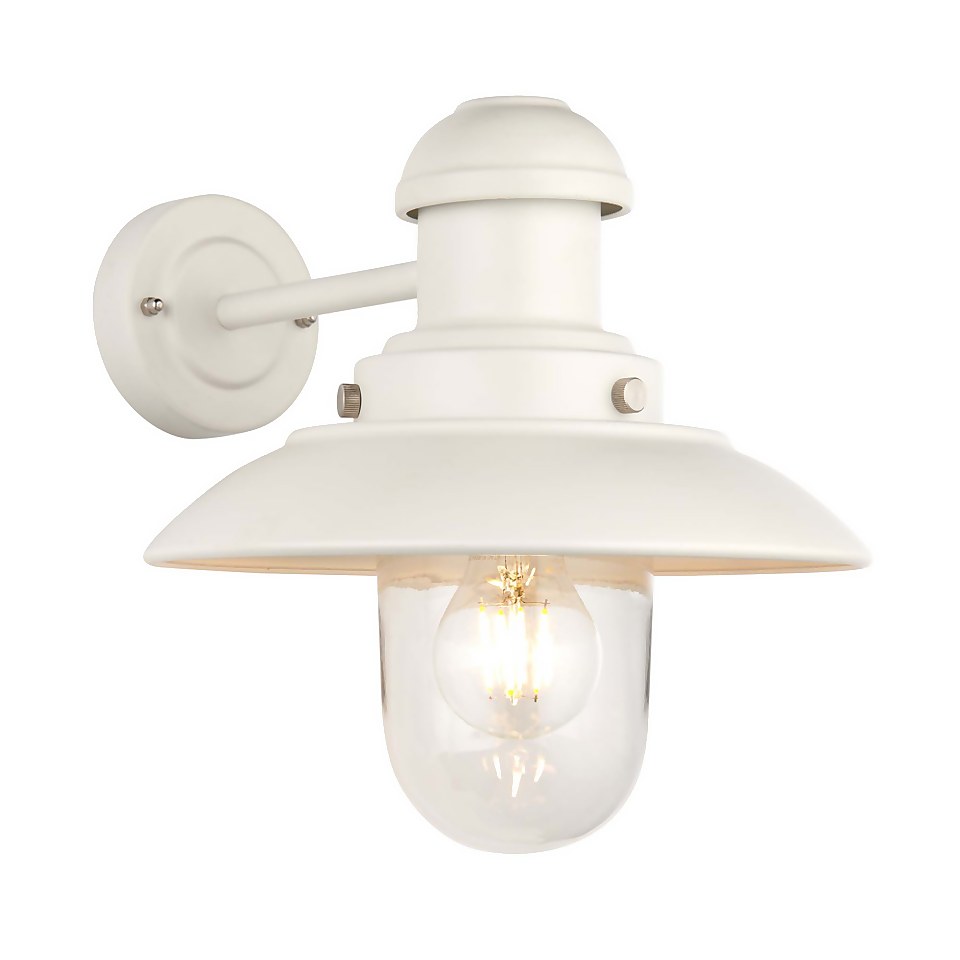 Hereford Outdoor Wall Light - White
