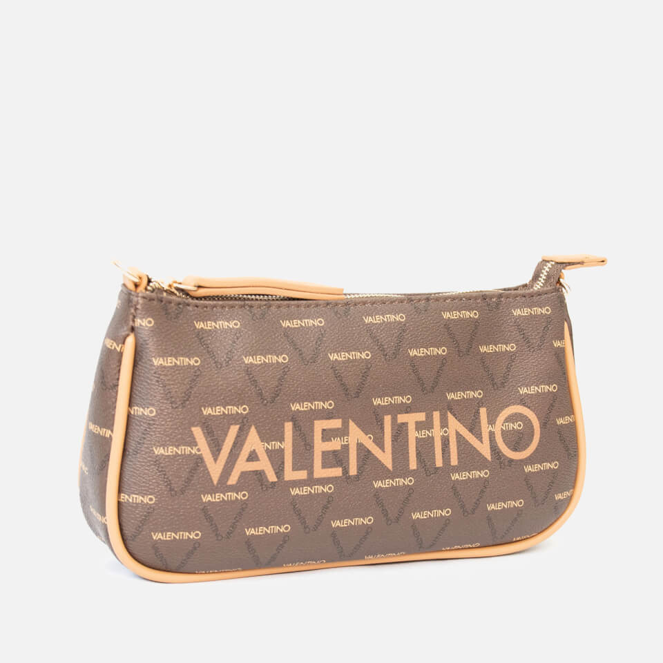 Valentino Liuto Logo-Print Faux Leather Shoulder Bag